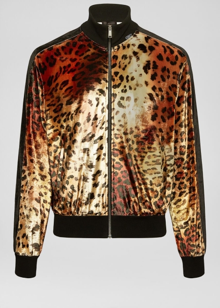 Versace Pop Animalier Print Sweatshirt Herr - 234907VPC